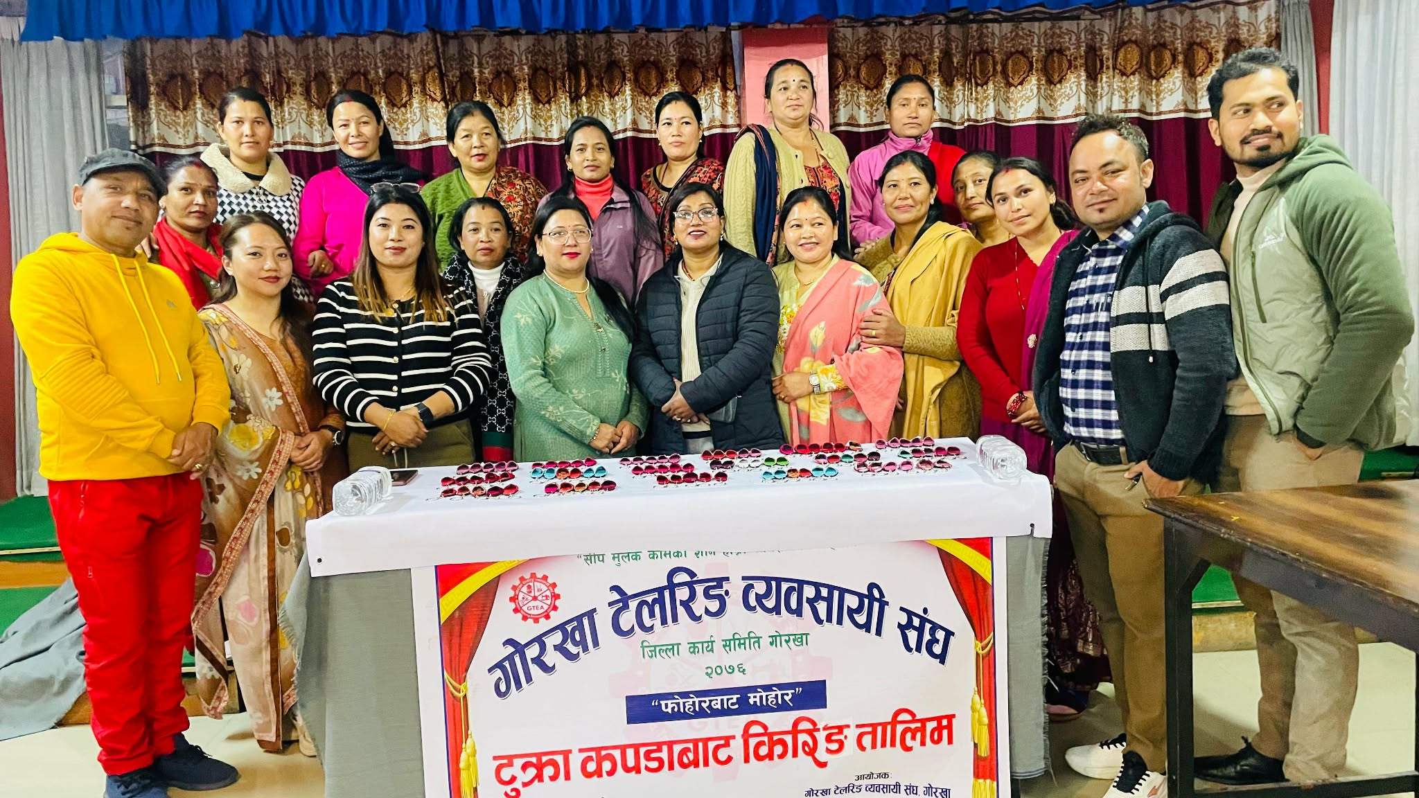 गोरखा टेलरिङ व्यवसायी संघले गर्‍यो १ दिने किरिङ बनाउने तालिम